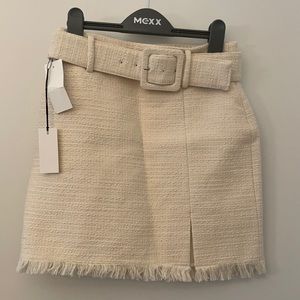 White skirt from Babaton/Aritzia